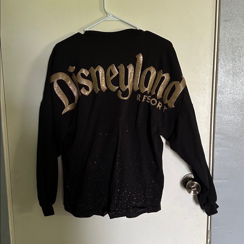 Disneyland spirit jersey black and gold speckles - Picture 3 of 3